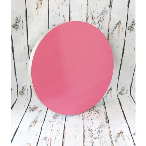 Podkład pod tort styrodur różowy gruby 24cm podkładka na ciasto okrągły